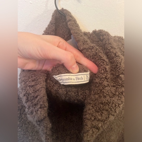 Abercrombie & Fitch Forest Green Cowl Neck Sweater Extra Small Women - Picture 3 of 3